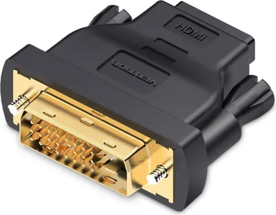 Image de Vention ECDB0 adaptateur, DVI (24+1) mâle vers HDMI femelle, noir