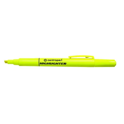 Immagine prodotto di Evidenziatore Centropen 8722 punta a cuneo 1,4 mm giallo
