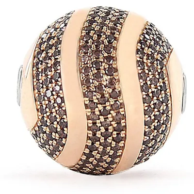Immagine prodotto di Luna-Pearls - 656.0918 - Fibbia - Donna - Argento 925 placcato oro rosa - Zirconi - 17 mm