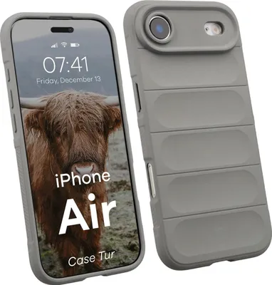 Produktbild von Robuste Handyhülle für iPhone Air, Bizon Case Tur, Hellgrau