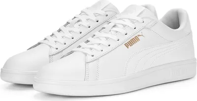 Produktbild von Puma Smash 3.0 L Sneakers Uni weiß gold Gr 46