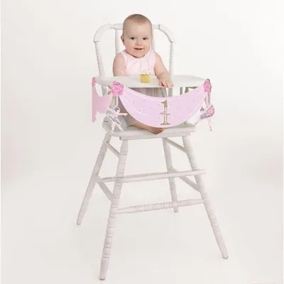 Produktbild von 1. Geburtstag Ballerina Hochstuhl Set