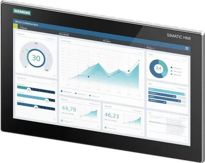 Produktbild von Siemens SIMATIC HMI MTP1500 Unified Comfort, 39,6 cm (15.6"), 768 x 1366 Pixel, LCD, TFT, 398 mm, 257 mm