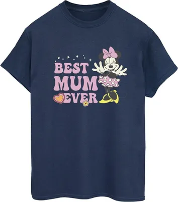 Image de Disney - T-shirt "Best Mum Ever" pour femme BI38860 (XL) (Bleu marine)