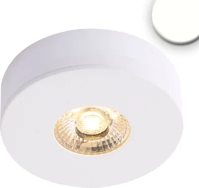 Produktbild von ISOLED LED Ein- und Unterbauleuchte MiniAMP weiß, 3W, 24V DC, neutralweiß, dimmbar