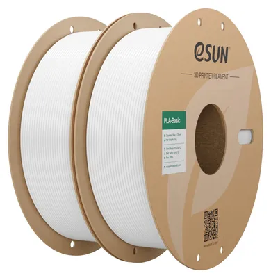 Immagine prodotto di eSUN PLA Basic, filamento da 1,75 mm, bianco freddo, 2 kg