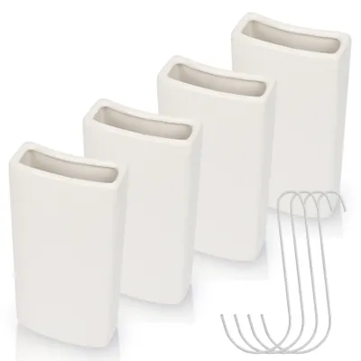 Produktbild von Clanmacy Luftbefeuchter Heizung 4er Set 400ml Keramik Set Heizkörper Verdunster Verdampfer
