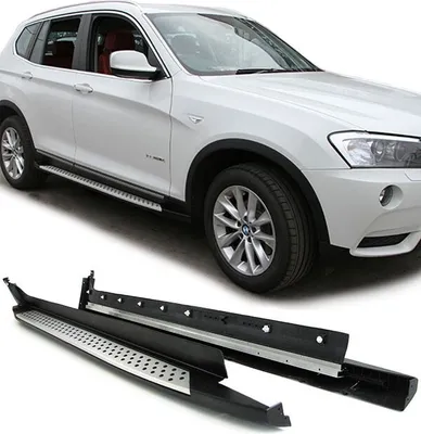 Produktbild von Alu Flankenschutz OE Style Trittbretter mit ABE !!    für BMW X3 F25 ab 10