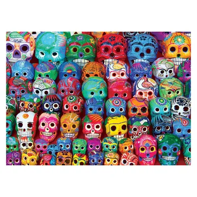 Produktbild von EUROGRAPHICS Traditionelles mexikanisches Totenkopfpuzzle 1000 Teile