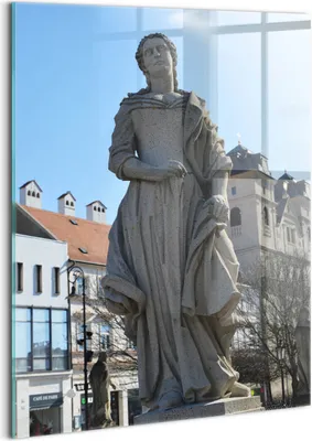 Produktbild von Designer Glasbild - Wandbild - Glas Bild - 60x80 cm - Kosice-Denkmal