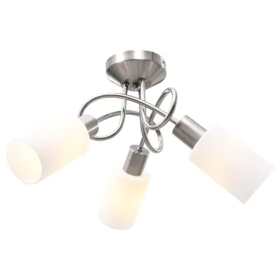 Zdjęcie produktu dla Lampa sufitowa z ceramicznymi kloszami na 3 żarówki E14