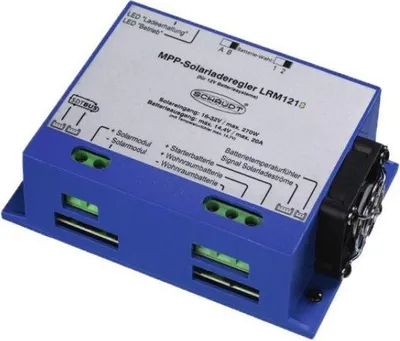 Image de Schaudt Régulateur solaire MPP LRM 1218 avec sonde de température de 2,5 m