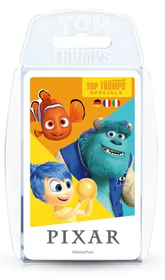 Produktbild von Top Trumps - Pixar Kartenspiel Quartett Wissensspiel