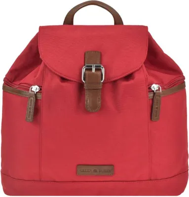 Zdjęcie produktu dla Greenburry plecak nylon 32x28cm "Heidi" plecak miejski damski mały czerwony