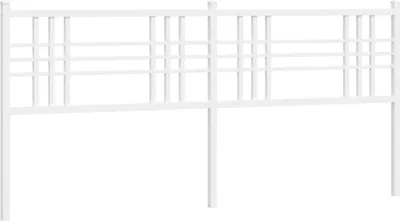 Produktbild von vidaXL Ersatz-Kopfteil Metall Weiß 193 cm