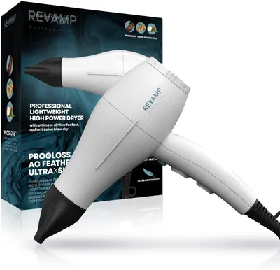 Immagine prodotto di REVAMP Progloss 3850 Featherlite UltraXShine: asciugacapelli – potente flusso d'aria