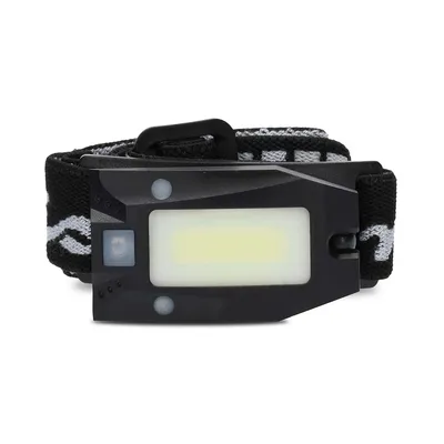 Produktbild von Nedis LED stirnlampe - Batteriebetrieben / Stromversorgung über USB - 3.7 V DC - Wiederaufladbar - Nennlichtstrom: 180 lm - Lichtbereich: 20 m