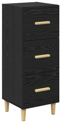 Image de Buffet Chêne noir 34,5 x 34 x 90 cm Bois d'ingénierie