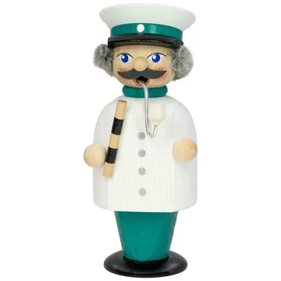 Produktbild von Volkspolizist (14cm) Räuchermann von Seiffener Volkskunst