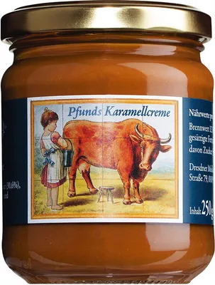 Produktbild von Pfunds Karamellcreme, Confiture de lait, 250 g, Pfunds Molkerei