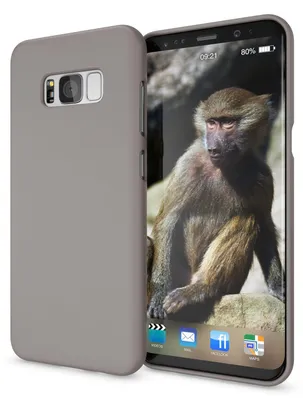 Produktbild von Samsung Galaxy S8 Handy Hülle von NALIA, Ultra Slim TPU Silikon Neon Case Schutz Grau