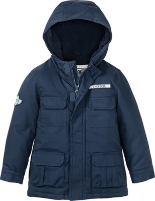 Produktbild von Lupilu Jungen Parka Winterjacke Jacke Wasserabweisend Navy 86