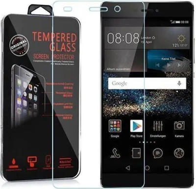 Produktbild von Cadorabo Panzer Folie für Huawei P8 Schutzfolie in Transparent Gehärtetes Tempered Display-Schutzglas