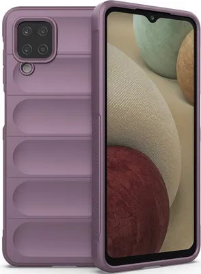 Produktbild von Samsung A12 Hülle, Weich TPU Silikon Stossfest Anti-rutsch Schutzhülle für Samsung Galaxy A12 5G Lila
