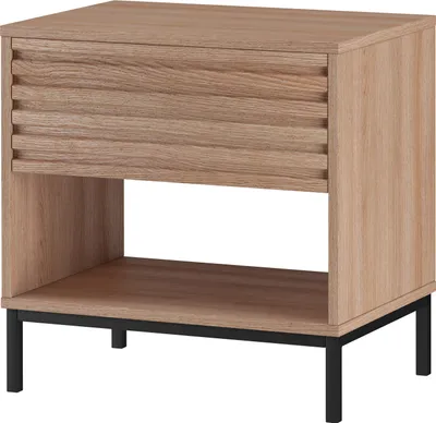 Produktbild von Cecilie | Nachttisch mit 1 Schublade in Spanplatte Natur