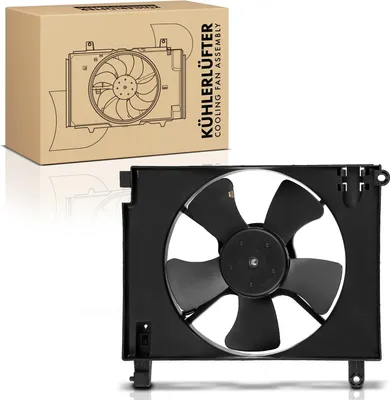 Obrázok produktu pre Frankberg 1x chladič motora s jedným ventilátorom s rámom ventilátora chladiča Chevrolet Aveo/Kalos Daewoo Kalos 1.2L 1.4L
