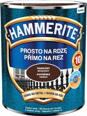 Produktbild von Rostschutz Metallfarbe direkt auf Rost, Sandbraun, 0,7 L, Alkydlack