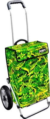 Produktbild von James Einkaufstrolley - FROGGY - stabiler Einkaufswagen mit individuellem Design - einfarbig: grün in Ausführung: Royal-Leichtraeder