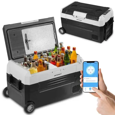 Immagine prodotto di Frigorifero portatile elettrico – 32 litri – con compressore – raffredda e riscalda – con ruote e controllo tramite app