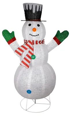 Produktbild von XXL LED Schneemann / Weihnachtsmann 180CM 200 LEDs IP44 für außen