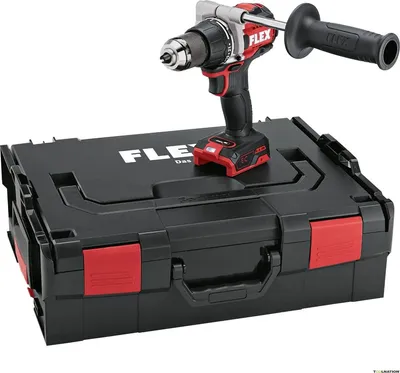 Produktbild von Akku-Bohrschrauber - 18V - FLEX - 2 Geschwindigkeiten + Turbomodus + L-Boxx - 531273