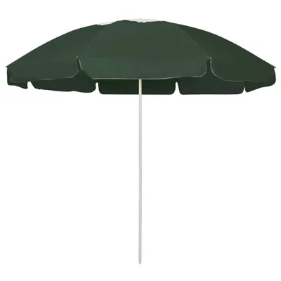 Zdjęcie produktu dla Parasol plażowy, zielony, 240 cm