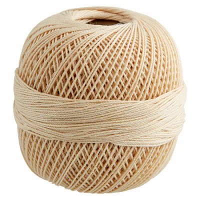 Produktbild von Elisa Häkelgarn,Filethäkelgarn,50g/200m,100% Baumwolle, Stärke 5, für Tischdecken,Vorhänge,NS 1,75-2.0 mm 8500 sand