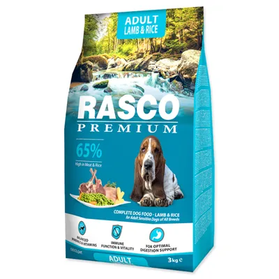 Image de Granulés Adulte agneau avec riz 3 kg