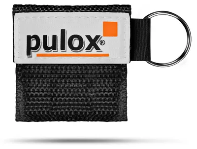Produktbild von Pulox "RESPI-Key" Schlüsselanhänger Beatmungsmaske Schwarz