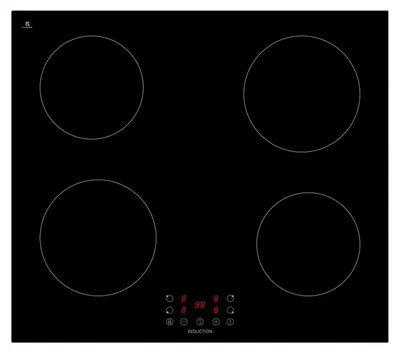 Produktbild von PKM Induktionskochfeld KHIF4 G-2 60cm autark Touch rahmenlos Glaskeramik