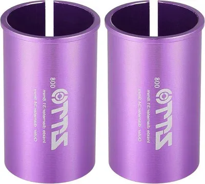 Image de Kit d'adaptateurs pour tiges de selle de vélo, 31,8 mm, aluminium