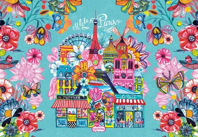 Produktbild von Bluebird Puzzle Paris Puzzle - 1000 Teile Puzzlespiel