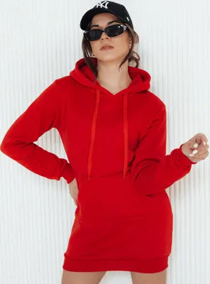 Produktbild von Dstreet Sweatshirt-Kleider für Frauen Timmy rot M