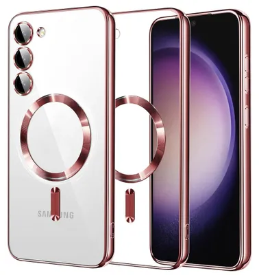 Obrázok produktu pre Techsuit Luxury Glitter MagSafe – puzdro na Samsung Galaxy S23 – ružový