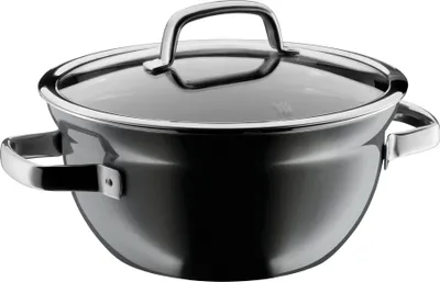 Zdjęcie produktu dla WMF 3201111711, 4 l, Okrągły, Platyna, Stal nierdzewna, Fusiontec, Stal nierdzewna, Ceramika, Prąd elektryczny, Gaz, Halogen, Indukcja