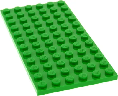 Produktbild von 1x Lego Bau Platte 6x12 bright hell grün Basic Grundplatte 21115 4541414 3028