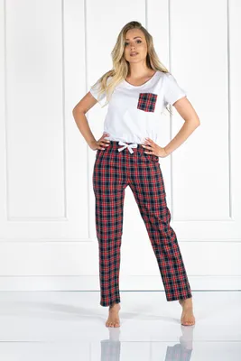 Obrázok produktu pre Piżama Vivienne White-Red, S