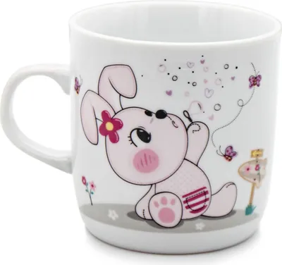 Zdjęcie produktu dla Kubek porcelanowy dla dzieci 230ml ZAJAČIK