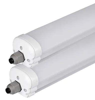 Produktbild von 2er Set LED Wannenleuchte, 4320 lm, neutralweiß 4000K , L 120 cm