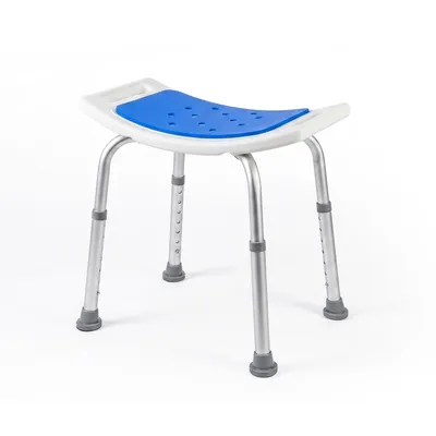 Obrázok produktu pre Stolička do sprchy Mobiclinic Kúpeľňová stolička Výškovo nastaviteľné protišmykové sedadlo Ergonomický a kompaktný dizajn Ľahká a ľahko prenosná 41 x 51 cm